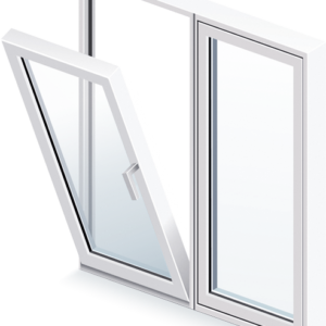 پروفیل لنگه داخل بازشوی درب